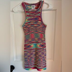 PRINCESS POLLY ELISH MINI DRESS RAINBOW